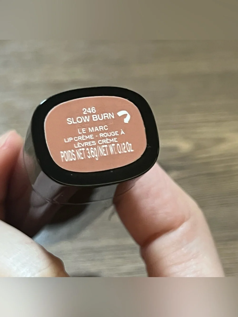 Marc Jacobs Le Marc Lip Creme Lipstick SLOW BURN 246 full size
